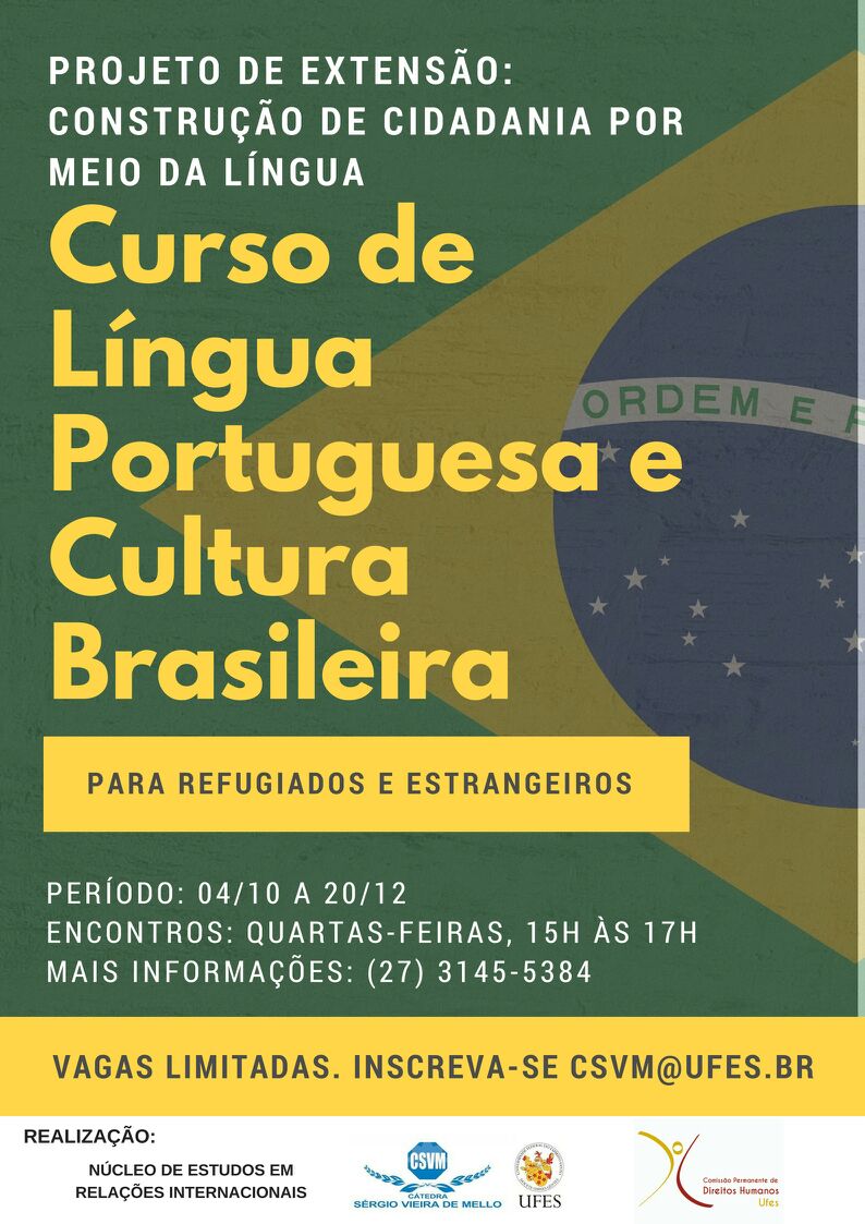 Aulas de Língua Portuguesa para estrangeiros