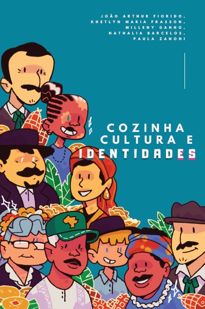 Capa do livro, onde há figuras desenhadas de pessoas de cores, idades e gênero diversos, vestidas de várias formas