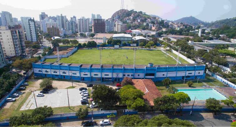 Imagem aérea da sede do Vitória Futebol Clube