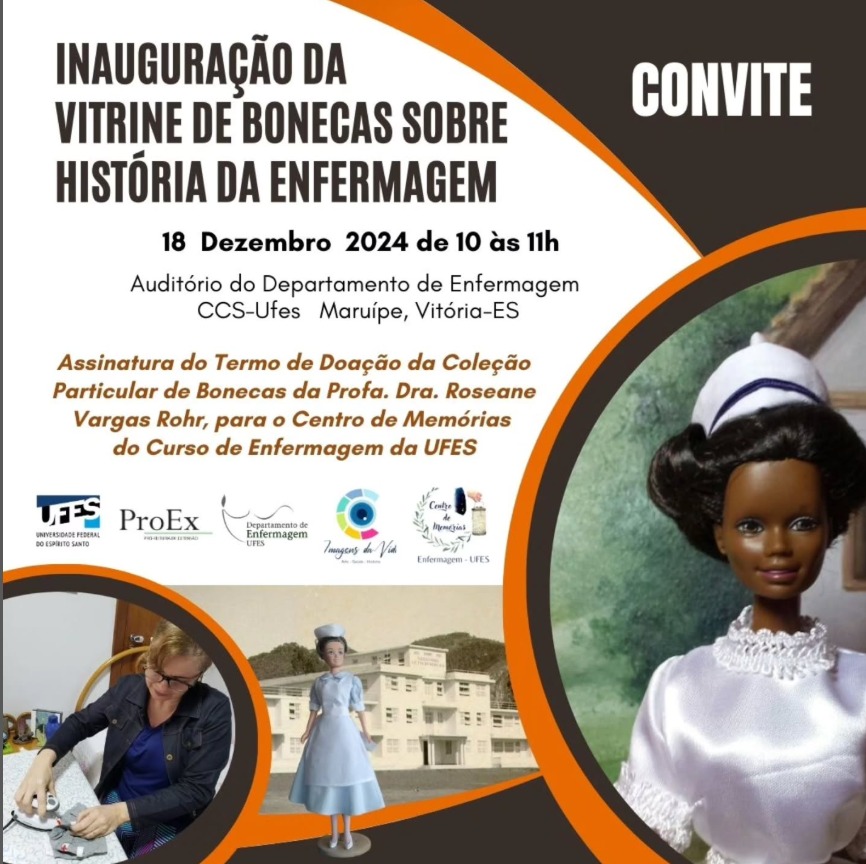 Convite para inauguração da vitrine