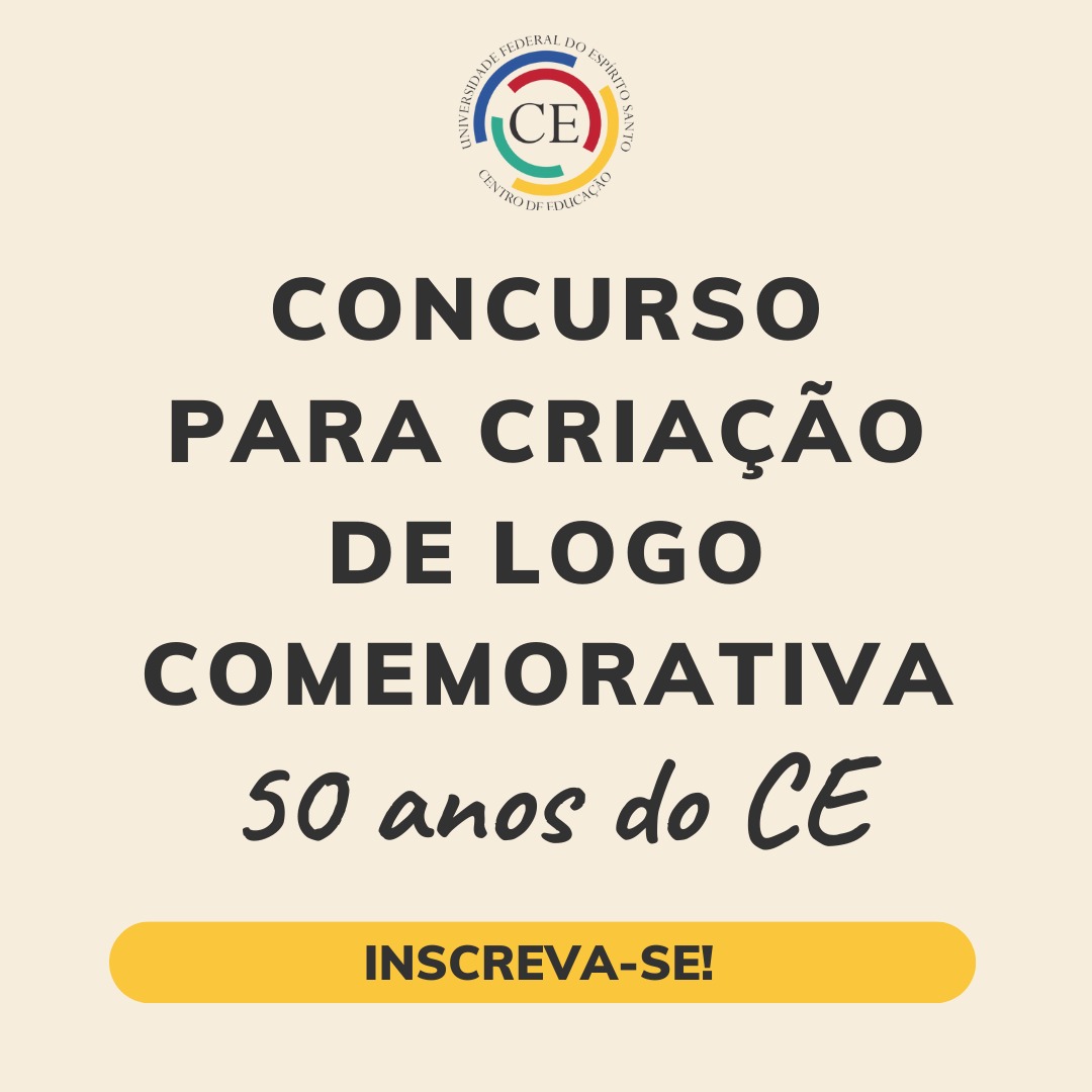 Cartaz de divulgação do concurso