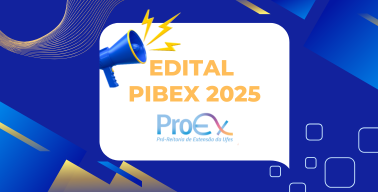 Cartaz de divulgação do edital