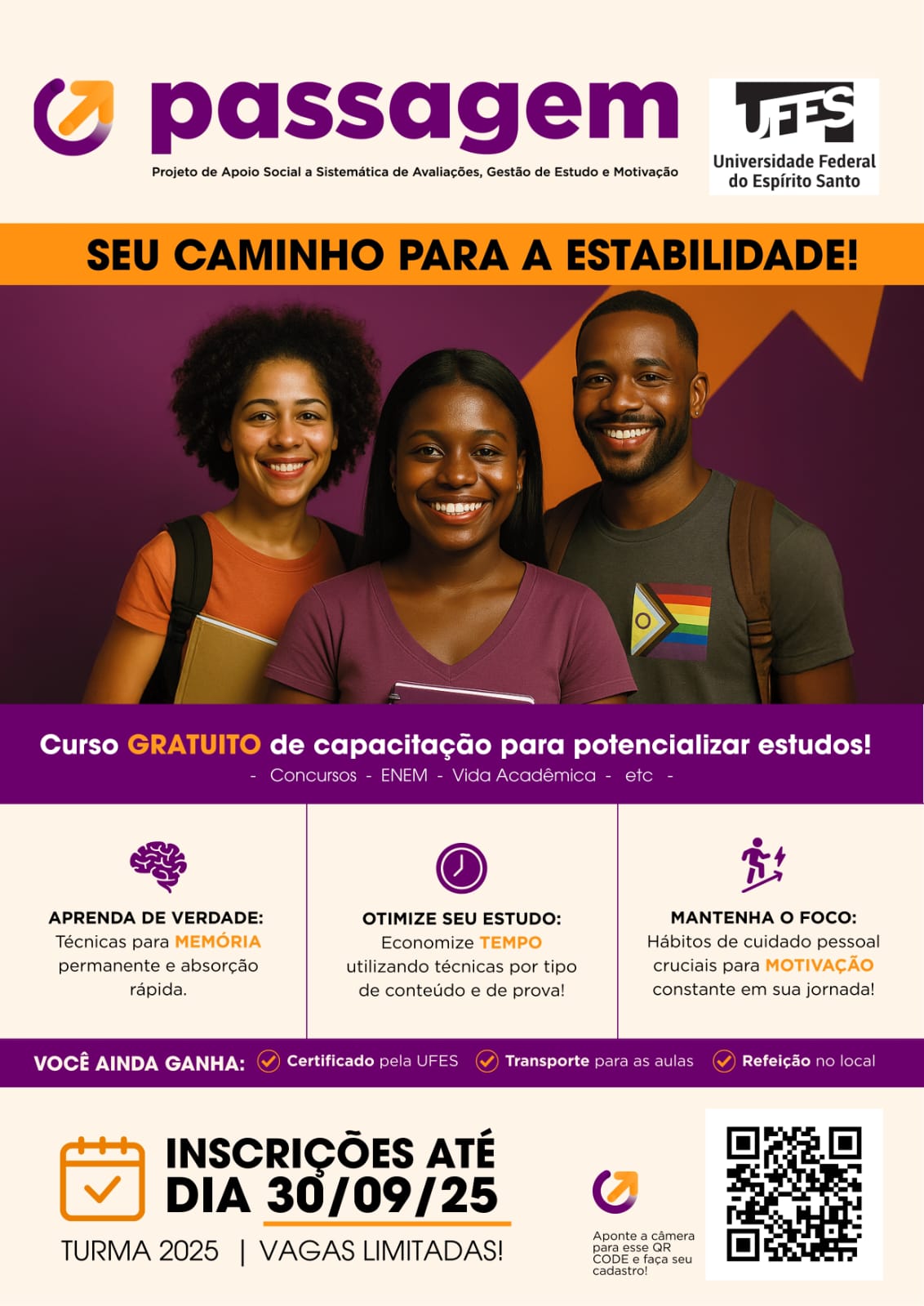 Cartaz de divulgação do projeto