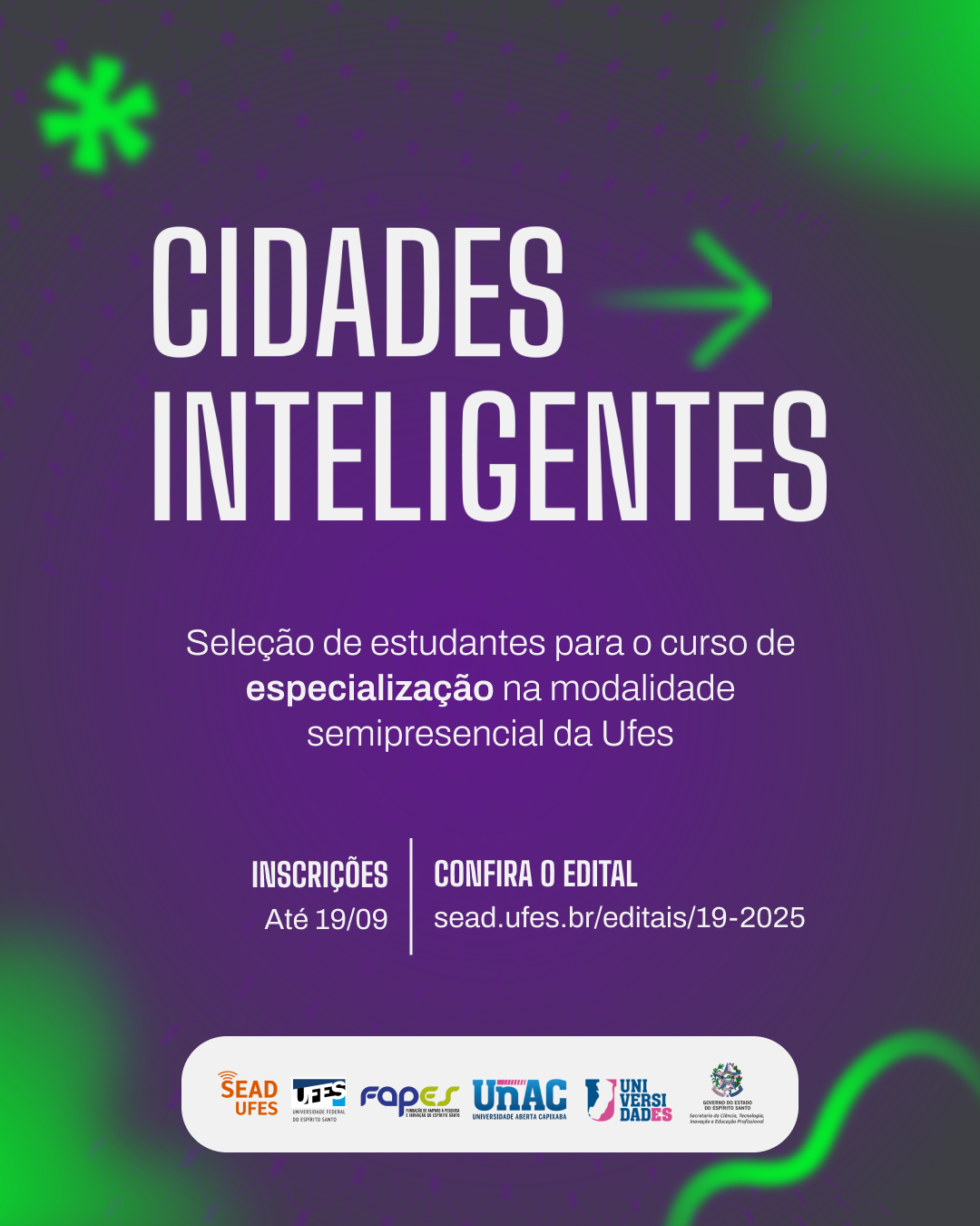 Cartaz de divulgação do curso