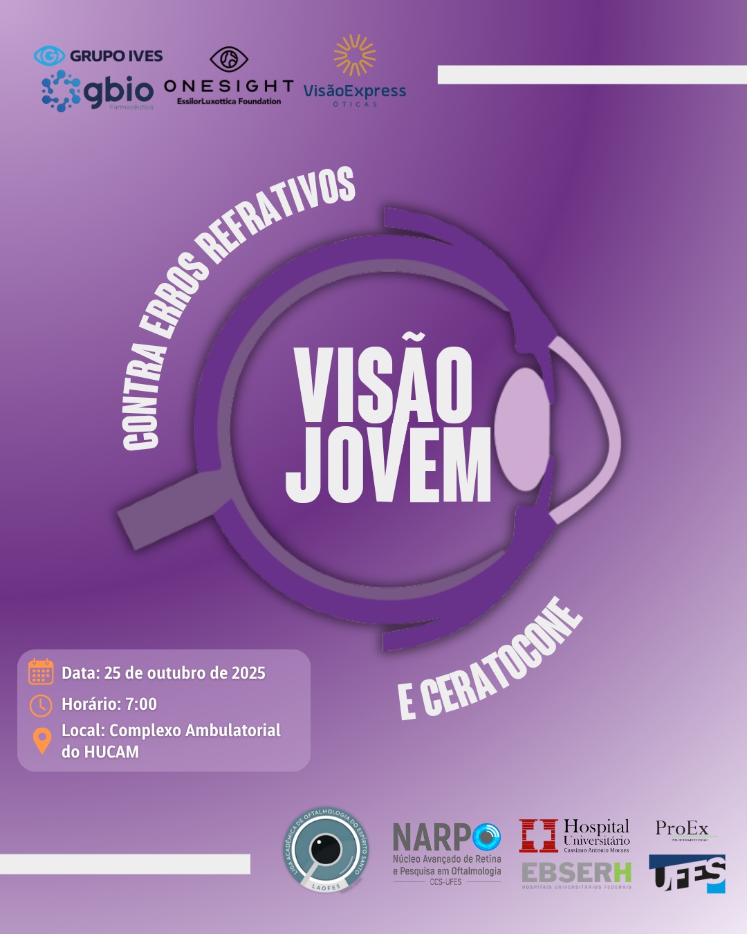 Cartaz de divulgação do projeto