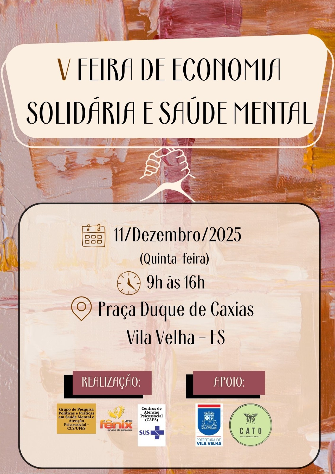 Cartaz de divulgação da feira