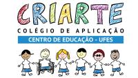 Logomarca do Cap Criarte com o desenho de crianças diversas de mãos dadas