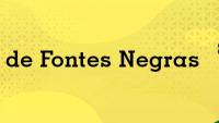 Desenho de mulher negra com fundo amarelo, escrito "Banco de Fontes Negras"