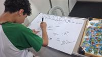 Estudante participa da jornada de extensão