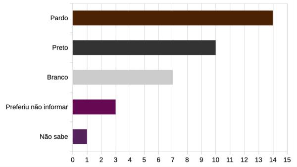 Tabela que mostra o quantitativo de acessos considerando a raça