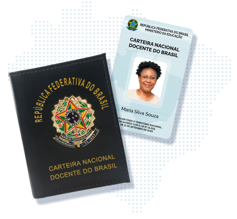 Foto da Carteira Nacional Docente do Brasil