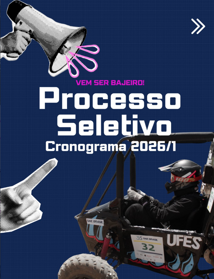 Cartaz de divulgação das inscrições