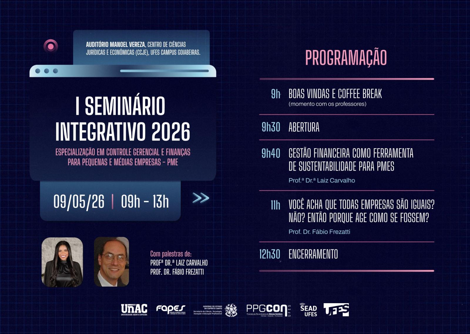 Cartaz de divulgação do evento