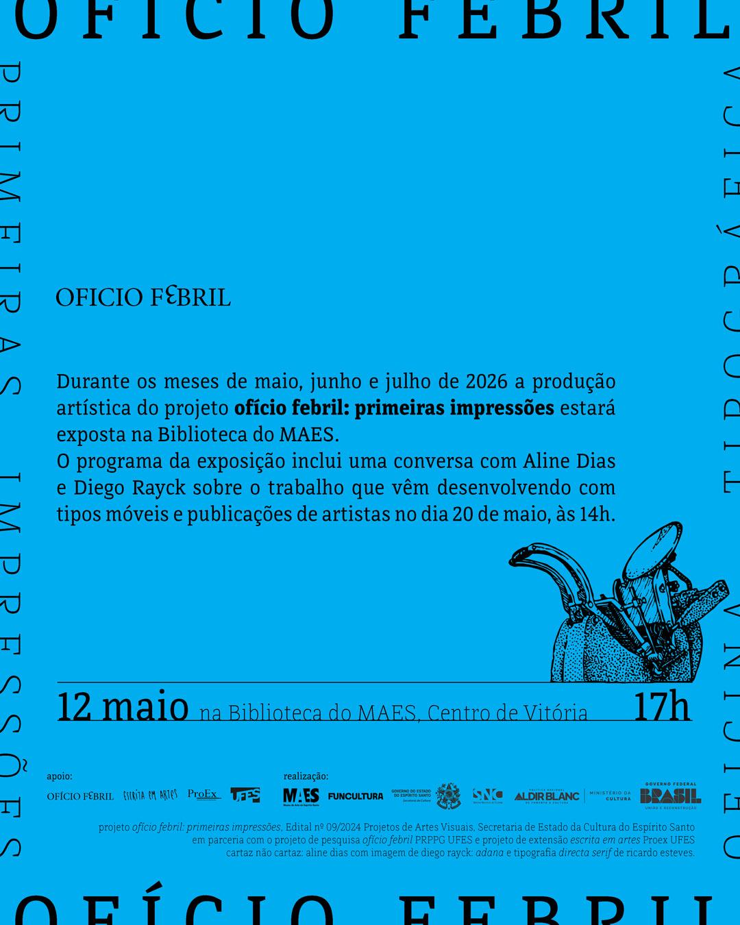 Cartaz de divulgação da exposição