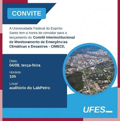 Convite para o evento