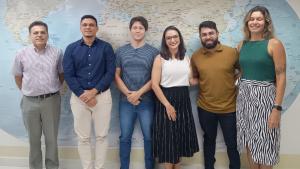 Equipe da DGCI/Ufes com a Secretaria de Gestão de Projetos da UFRN