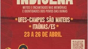 Cartaz de divulgação do Seminário Abril Indígena