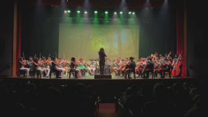 Orquestra Sinfônica Capixaba no palco