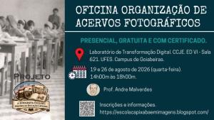 Cartaz de divulgação das oficinas