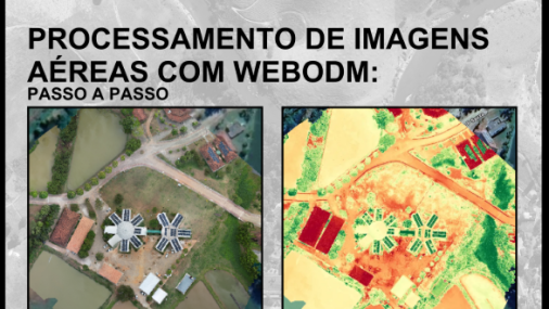 Capa do livro Processamento de imagens aéreas com WebODM: passo a passo