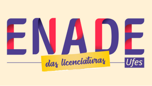 Logomarca criada pela Ufes para o Enade das Licenciaturas